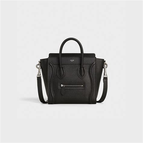 celine black nano|celine nano luggage price.